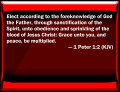 1 Peter 1:2 KJV.